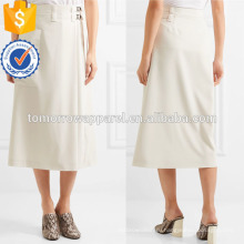 Новая мода шерстяной креп-линия Wrap Летнее мини-ежедневная юбка дем/дом Производство Оптовая продажа женской одежды (TA5017S)